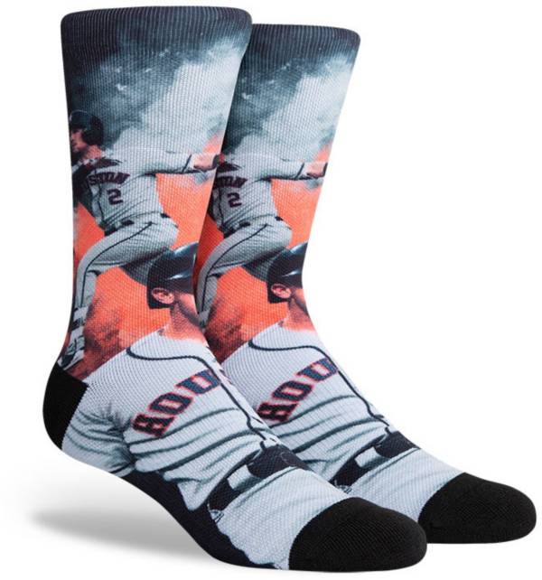 PKWY Houston Astros Black Alex Bregman #2 Crew Socks