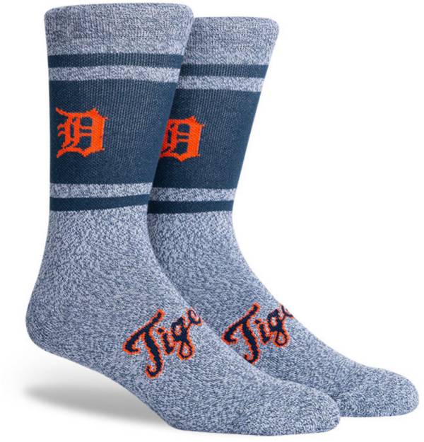 PKWY Detroit Tigers Blue Varsity Crew Socks