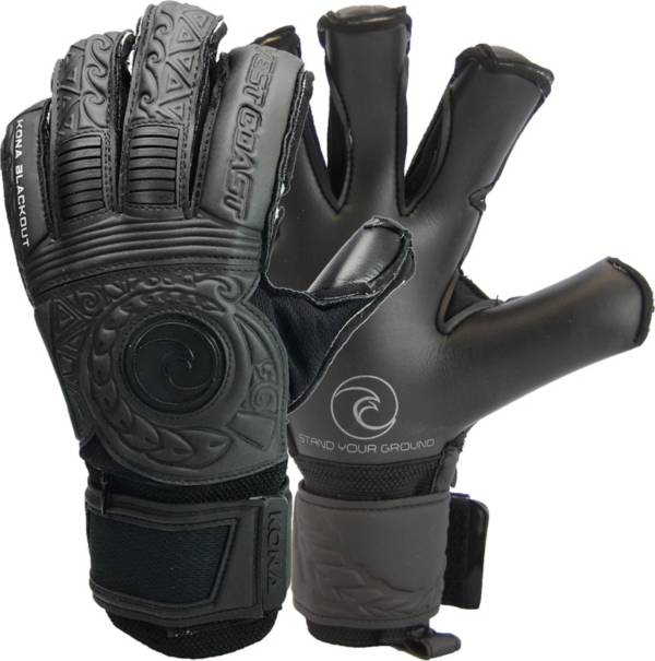 Black soccer hot sale goalie gloves