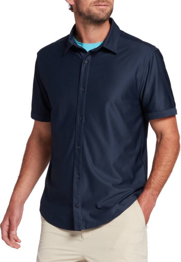 VRST Men's Short Sleeve Button Down Shirt