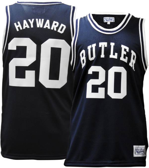 Retro Brand Men's Butler Bulldogs Gordon Hayward #20 Blue Replica Basketball Jersey product image