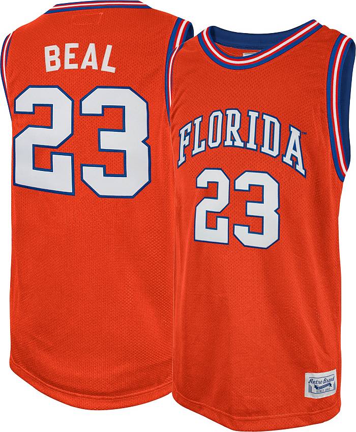 Men's Jordan Brand #1 Orange Florida Gators Team Replica Basketball Jersey Size: Large
