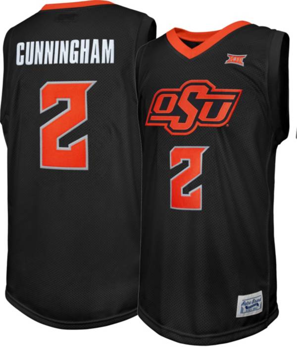 Retro Brand Men's Oklahoma State Cowboys Cade Cunningham #2 Black Replica Basketball Jersey product image