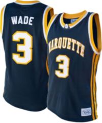 Men's Original Retro Brand Dwyane Wade White Marquette Golden