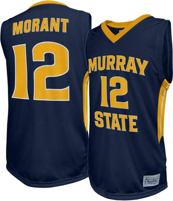 Original Retro Brand Men's Murray State Racers Ja Morant #12 Navy Blue Replica Basketball Jersey product image