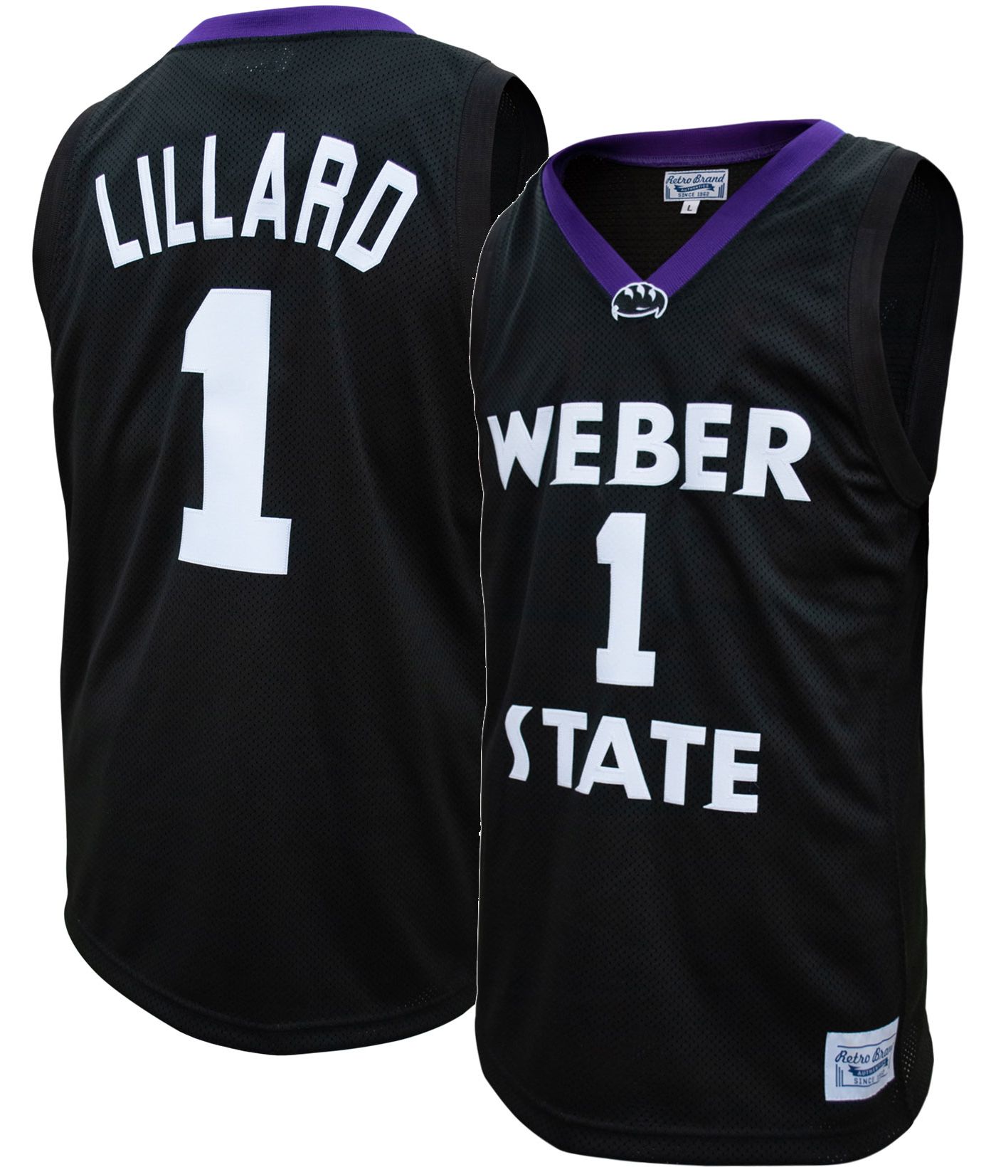 Buy damian lillard weber state jersey on sale