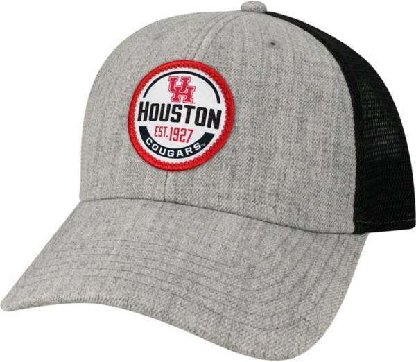 League-Legacy Men's Houston Cougars Grey Lo-Pro Adjustable Trucker Hat product image