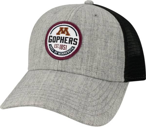 League-Legacy Men's Minnesota Golden Gophers Grey Lo-Pro Adjustable Trucker Hat product image