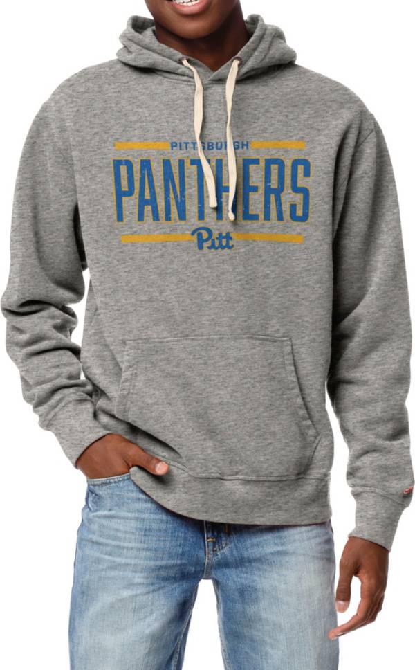 League-Legacy Men's Pitt Panthers Grey Stadium Pullover Hoodie