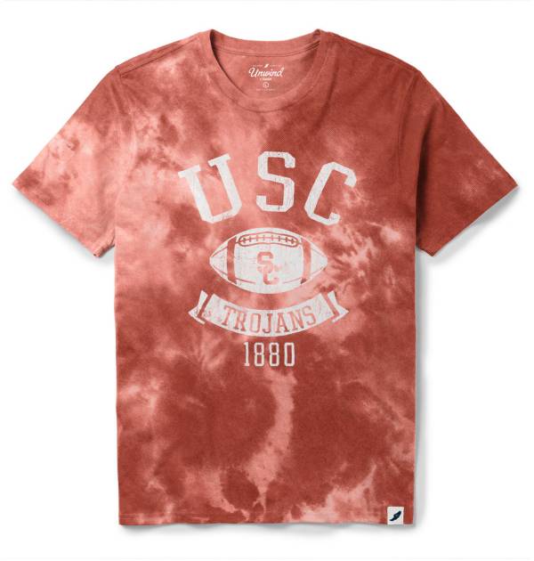 League-Legacy Men's USC Trojans Cardinal Tie Dye T-Shirt product image