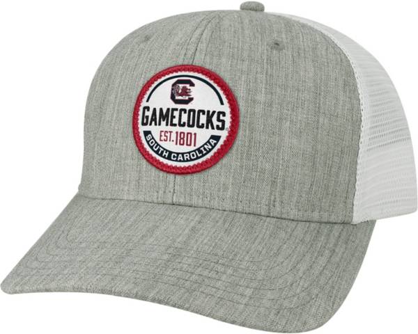 League-Legacy Men's South Carolina Gamecocks Grey Mid-Pro Adjustable Trucker Hat