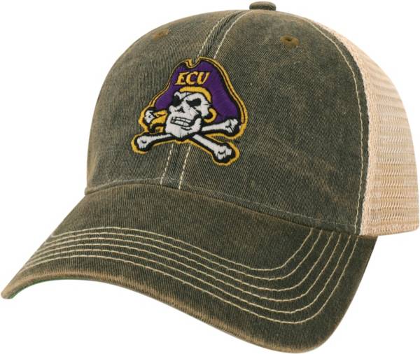 League-Legacy East Carolina Pirates Old Favorite Adjustable Trucker Black Hat product image