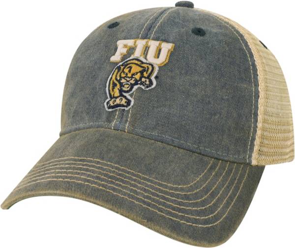 League-Legacy FIU Golden Panthers Blue Old Favorite Adjustable Trucker Hat product image