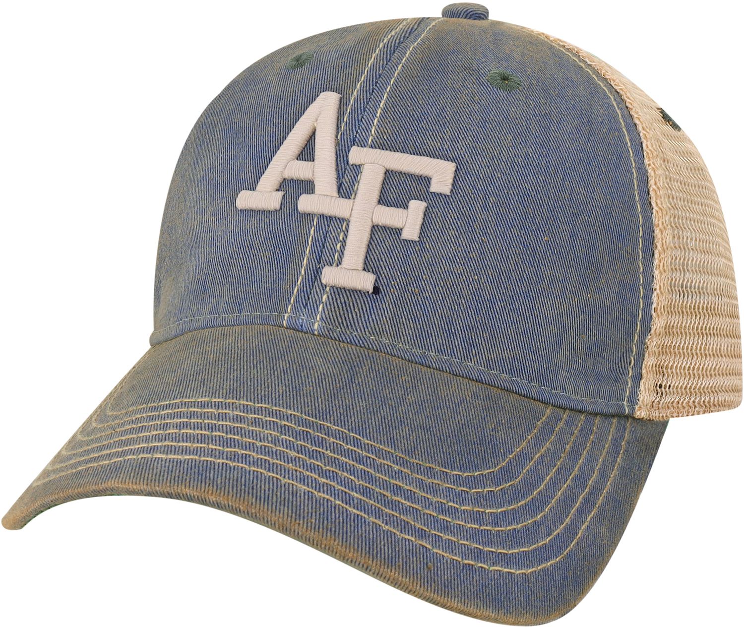 League-Legacy Air Force Falcons Blue Old Favorite Adjustable Trucker Hat product image