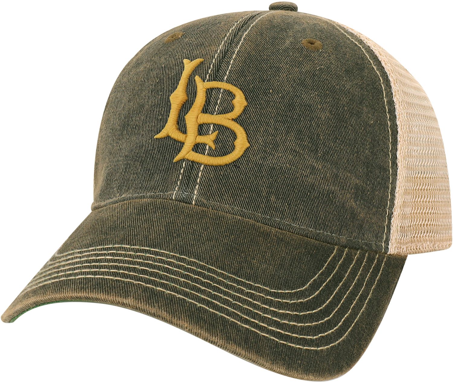 Men's Top of the World Charcoal Long Beach State 49ers Slice Adjustable Hat