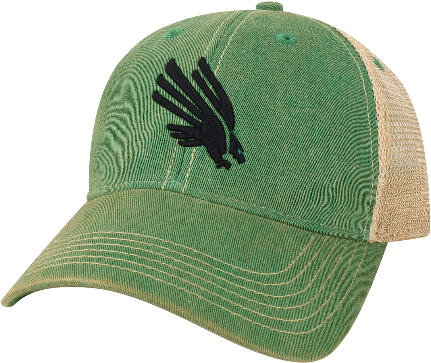 League-Legacy North Texas Mean Green Green Old Favorite Adjustable Trucker Hat product image
