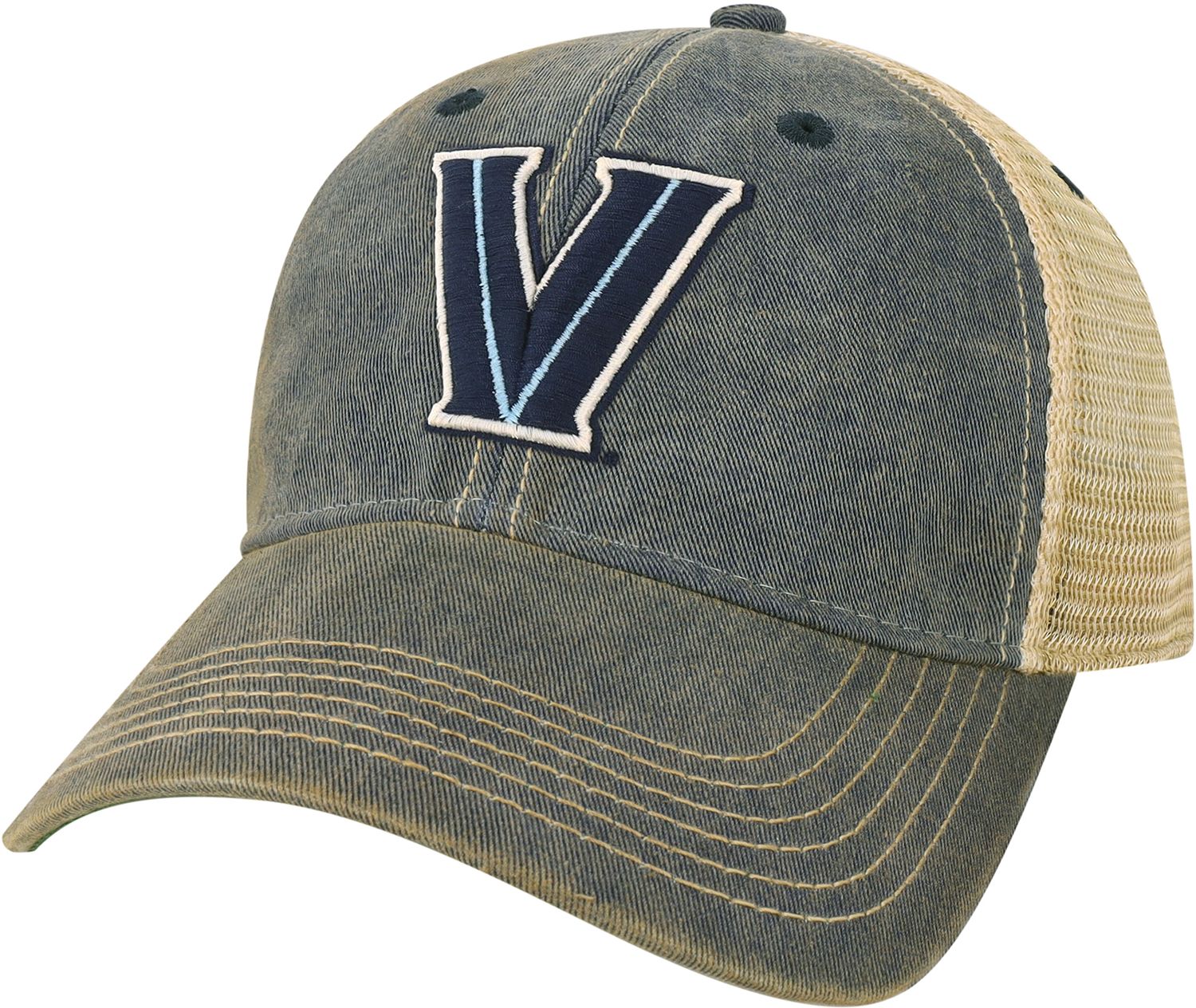 League-Legacy Villanova Wildcats Navy Old Favorite Adjustable Trucker Hat product image