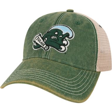 sorry, League-Legacy Tulane Green Wave Olive Old Favorite Adjustable Trucker Hat is currently out of stock