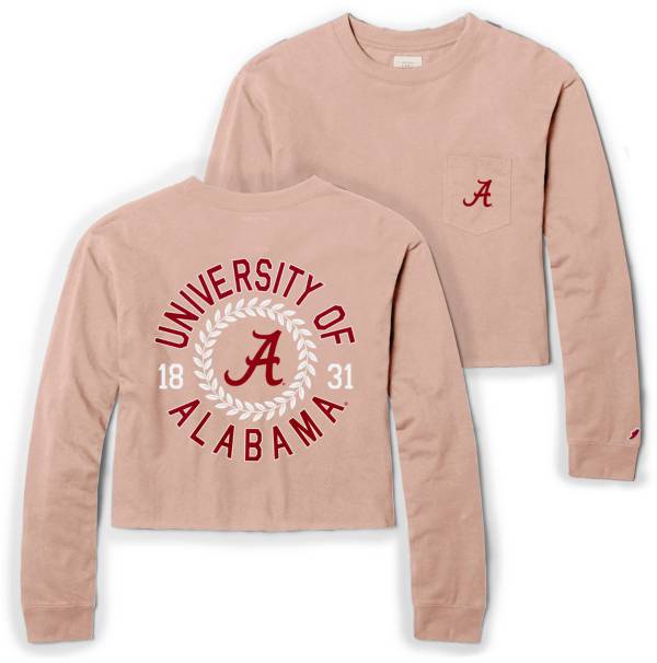 League-Legacy Women's Alabama Crimson Tide Rose Clothesline Midi Long Sleeve T-Shirt product image