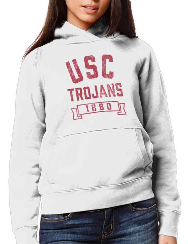 League-Legacy Women's USC Trojans White Academy Hood Sweatshirt product image