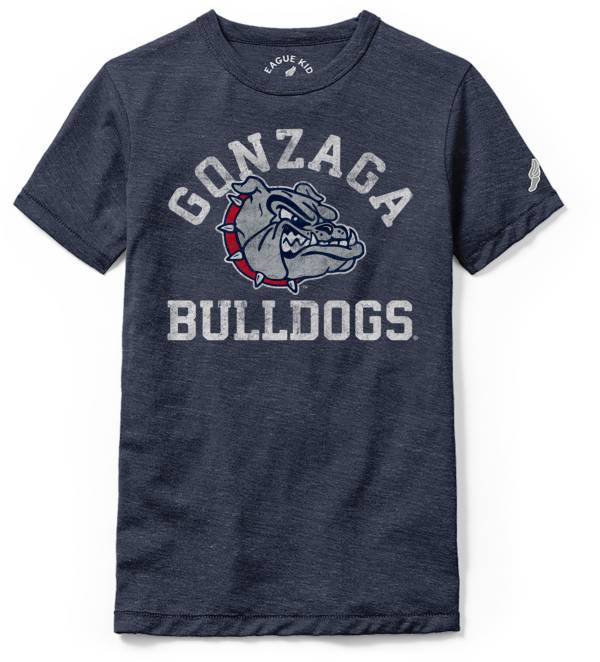 League-Legacy Youth Gonzaga Bulldogs Blue Logo T-Shirt