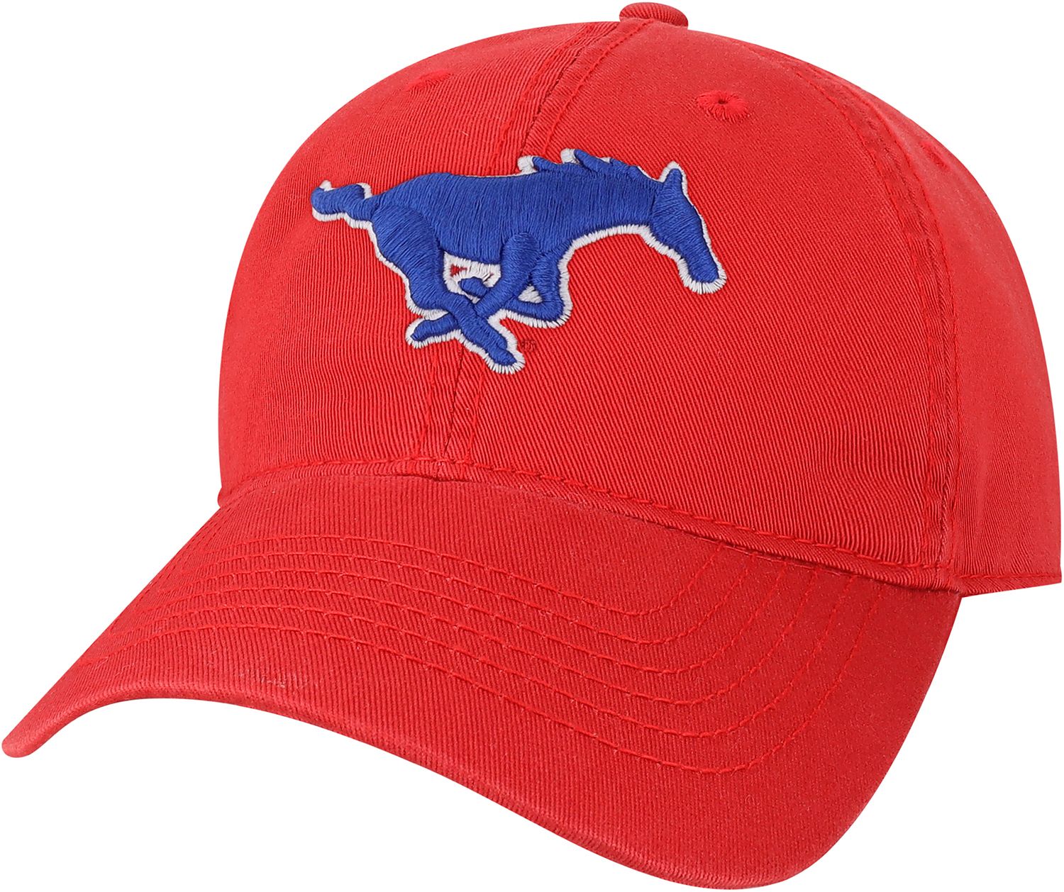 League-Legacy Youth Southern Methodist Mustangs Red Relaxed Twill Adjustable Hat product image