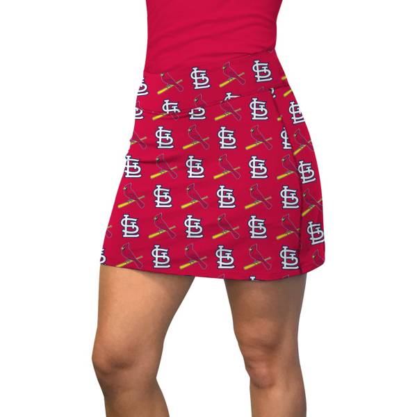 Loudmouth Golf Women's St. Louis Cardinals Red Performance Golf Skort