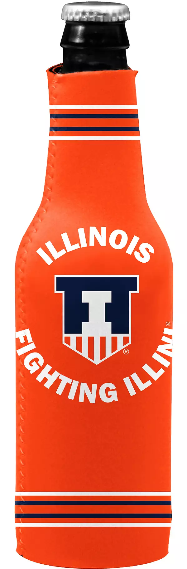 Logo Brands Illinois Fighting Illini Bottle Cooler