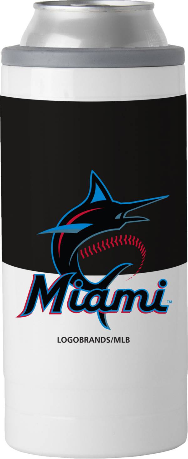 Logo Brands Miami Marlins Slim Can Cooler product image