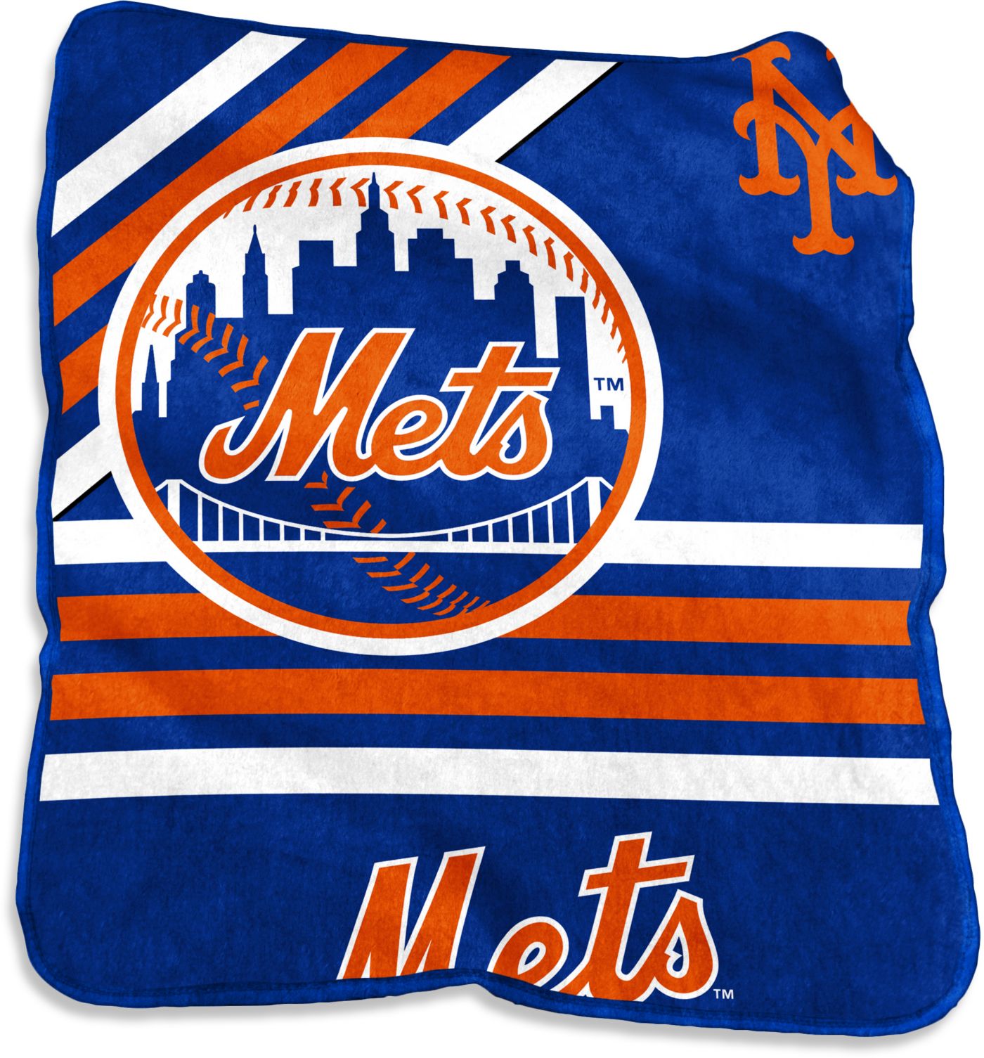 Mets good Fleece Tie Blanket - Large/Mets Blanket/MLB Blanket/NY Mets Blanket/Reversible Blanket/ Knotted Blanket/Free Shipping