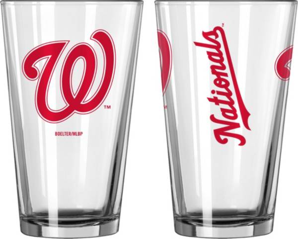 Logo Washington Nationals 16oz. Pint Glass