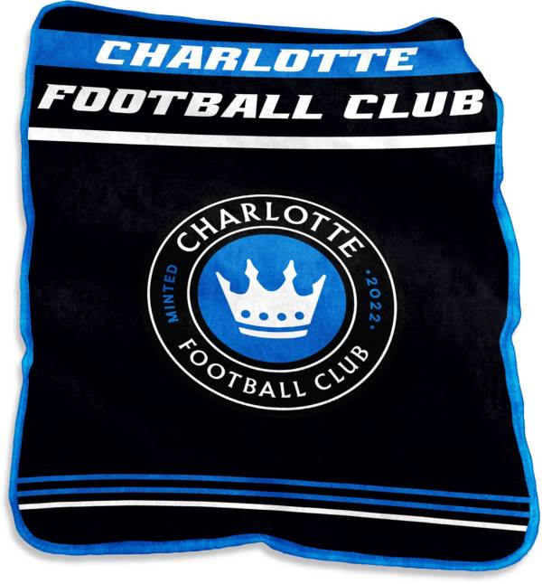 Logo Brands Charlotte FC Raschel Throw Blanket Dick's Sporting Goods