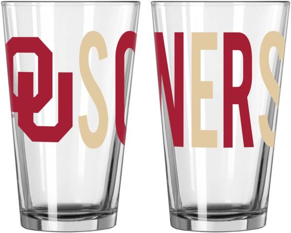 Oklahoma Sooners 16oz. Pint Glass