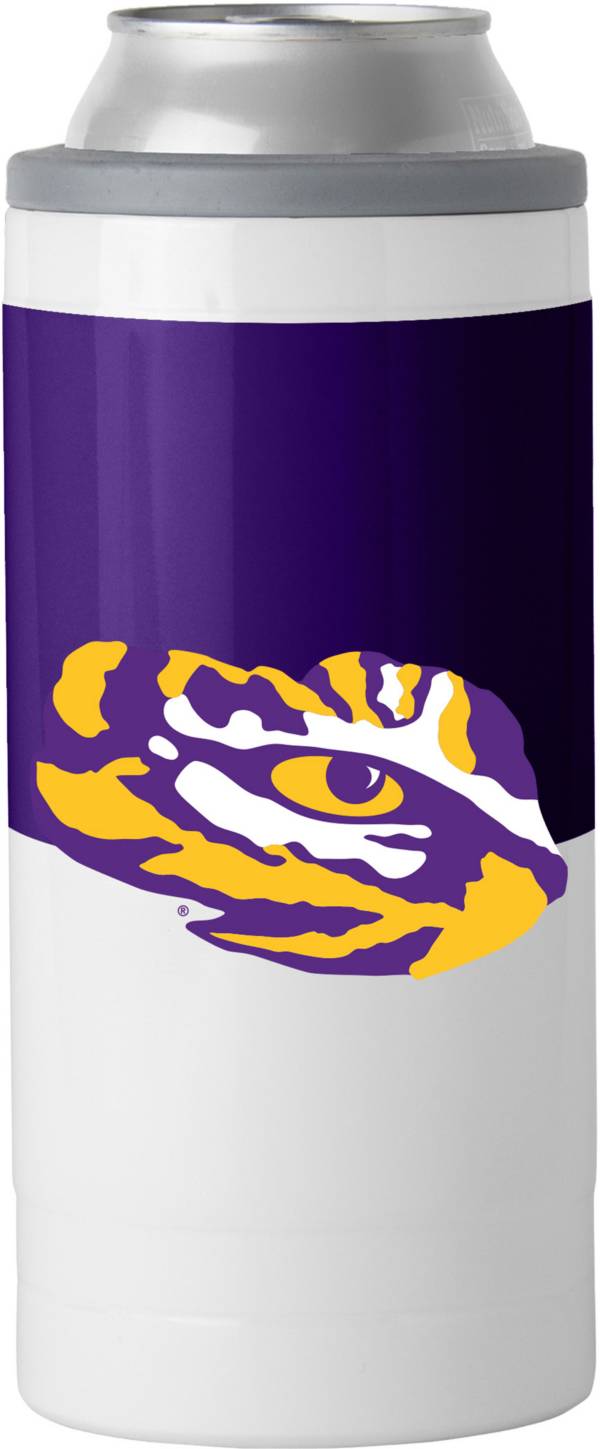 Logo LSU Tigers 12 oz. Slim Can Coozie