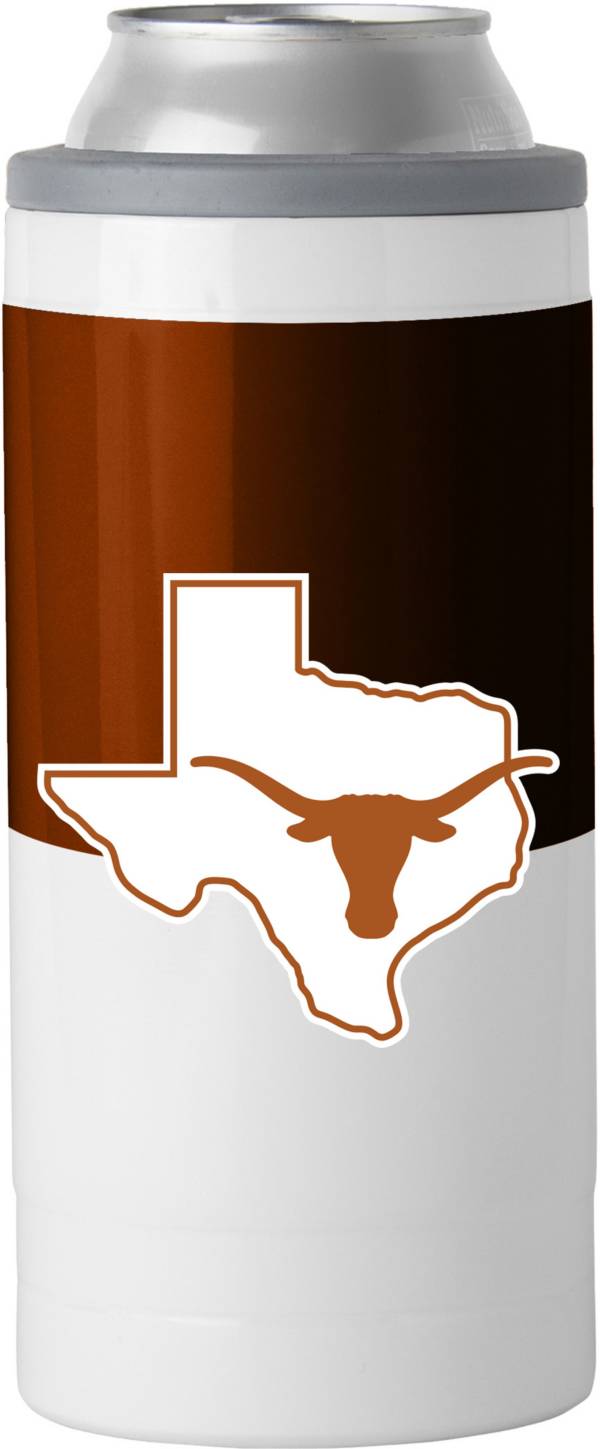 Logo Texas Longhorns 12 oz. Slim Can Coozie