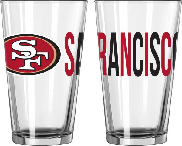 Logo San Francisco 49ers 16 oz. Pint Glass