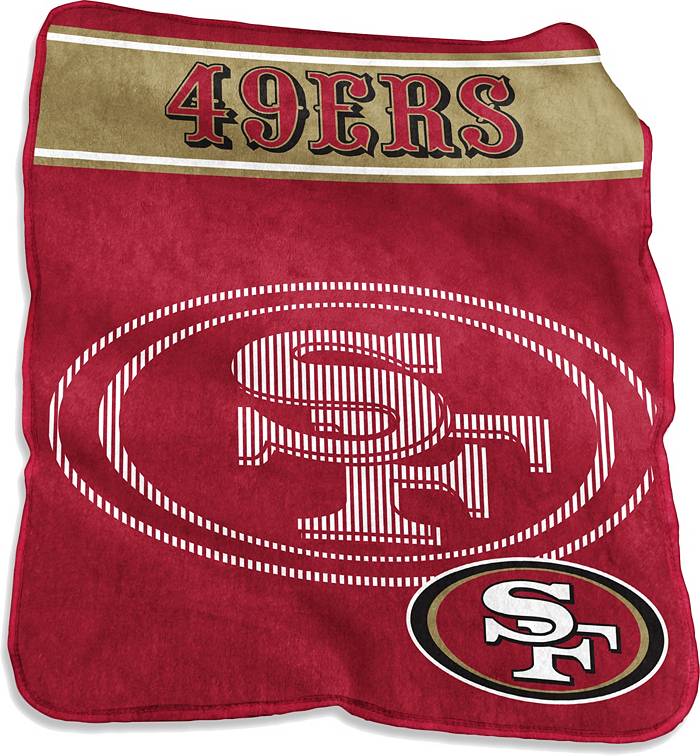 Logo Brands San Francisco 49ers Raschel Throw Blanket