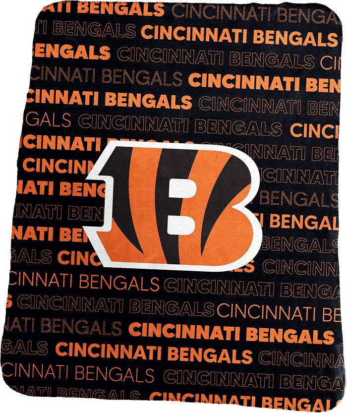 Logo Brands Cincinnati Bengals Fleece Blanket