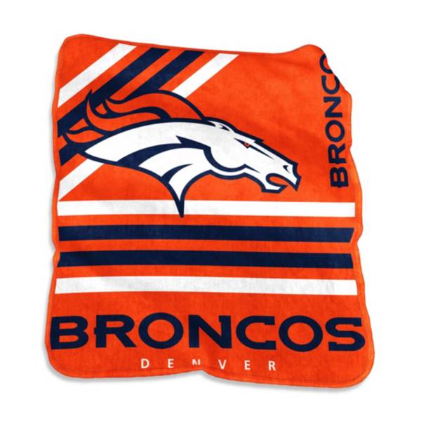 Logo Brands Denver Broncos Raschel Throw Blanket product image