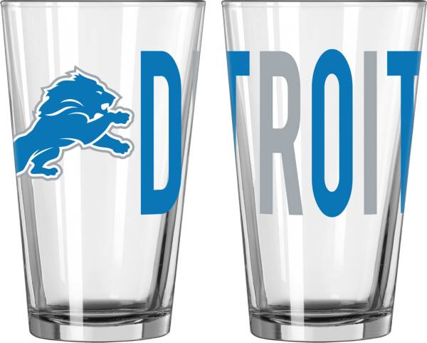 Logo Detroit Lions 16 oz. Pint Glass product image
