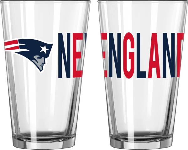 Logo New England Patriots 16 oz. Pint Glass