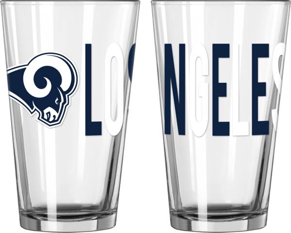 Logo Los Angeles Rams 16 oz. Pint Glass