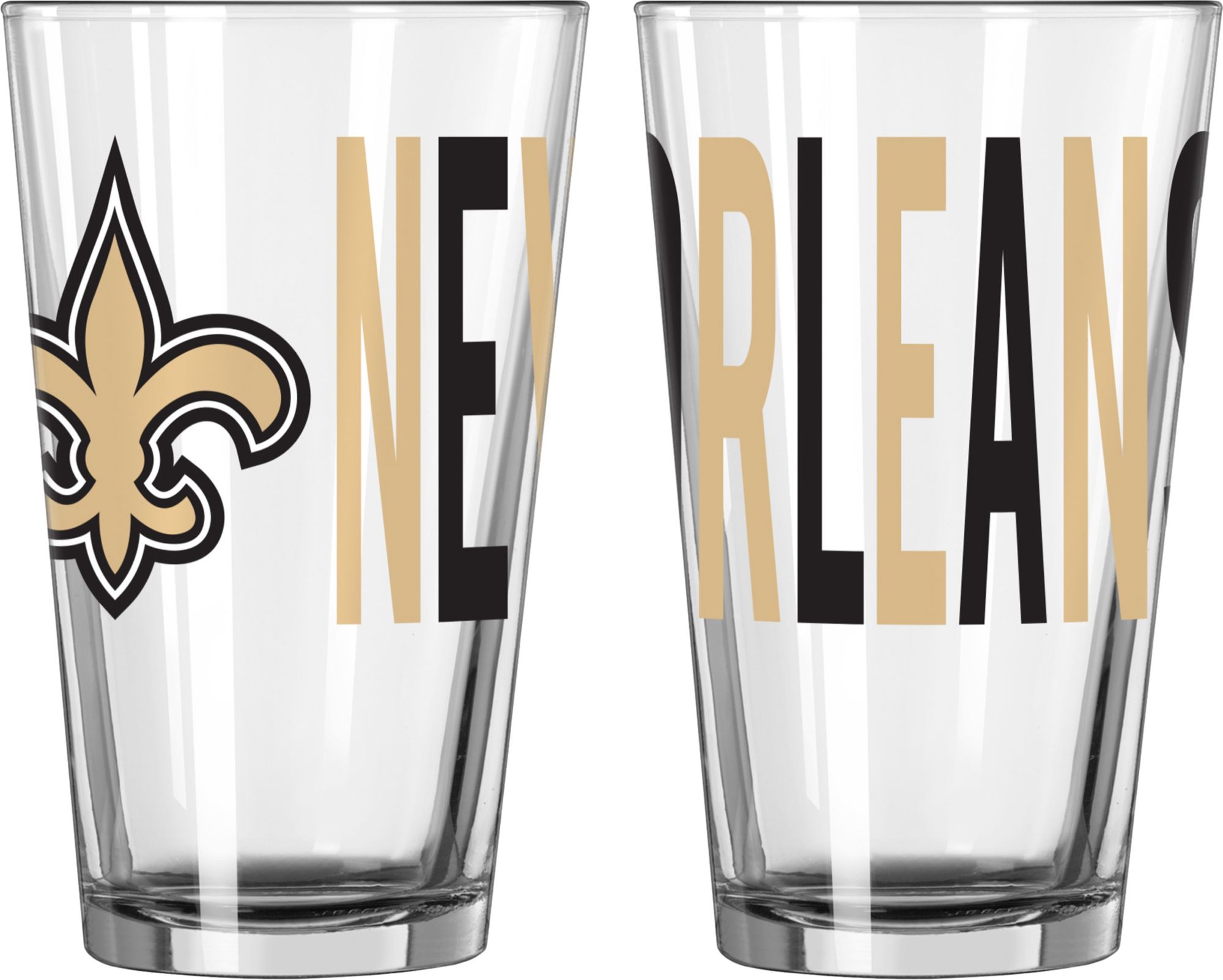 new orleans saints beer glasses