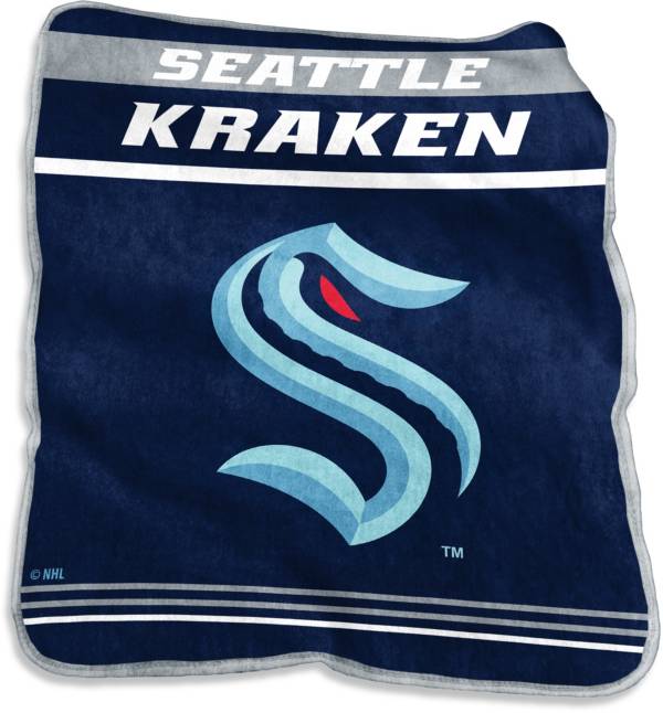 Logo Seattle Kraken Raschel Throw