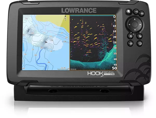 Lowrance Hook2-7 Splitshot Fishfinder / Chartplotter With USA
