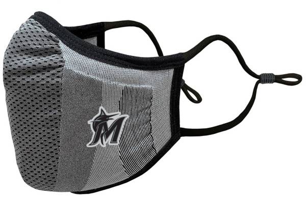 Levelwear Adult Miami Marlins Grey Tonal Logo Guard 3 Face Covering product image
