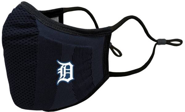 Levelwear Adult Detroit Tigers Navy Guard 3 Face Covering