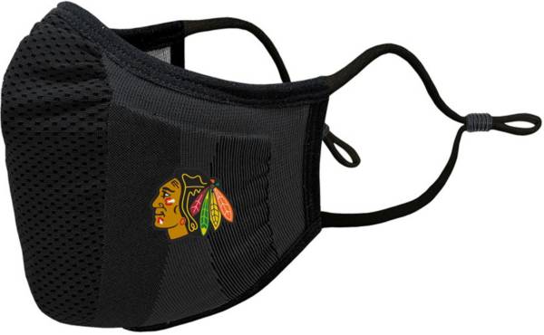 Levelwear Adult Chicago Blackhawks Guard 3 Black Face Mask