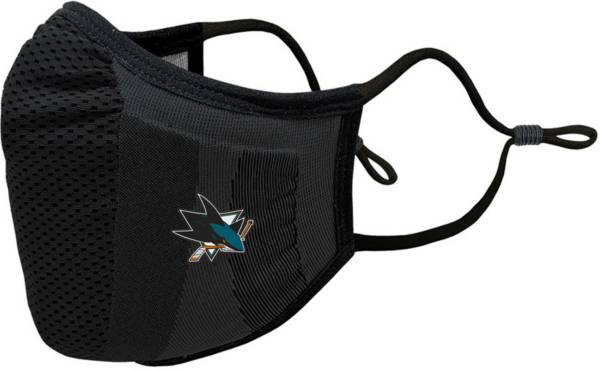 Levelwear Adult San Jose Sharks Guard 3 Black Face Mask product image