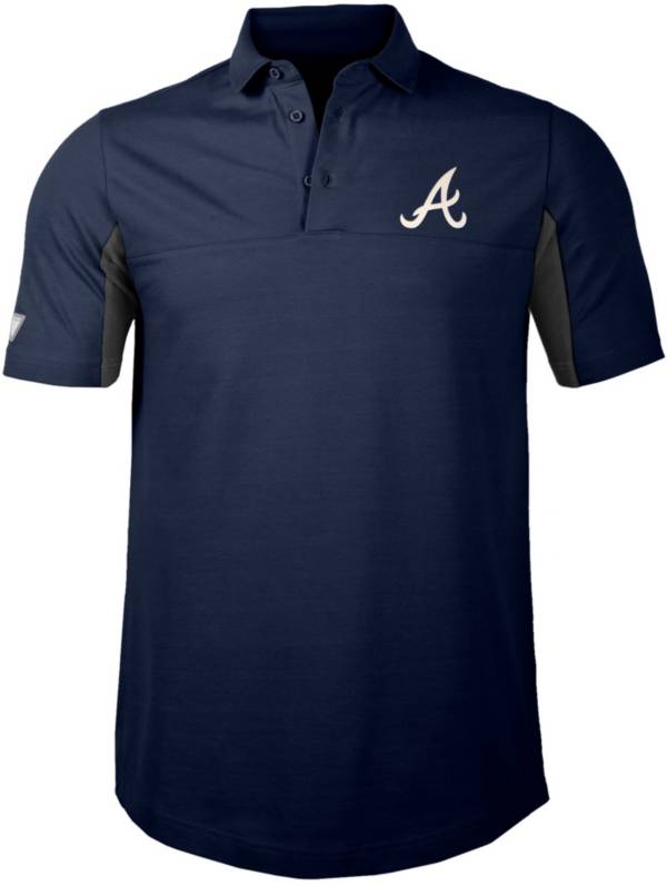 Levelwear Men's Atlanta Braves Navy Rival Insignia Core Polo product image